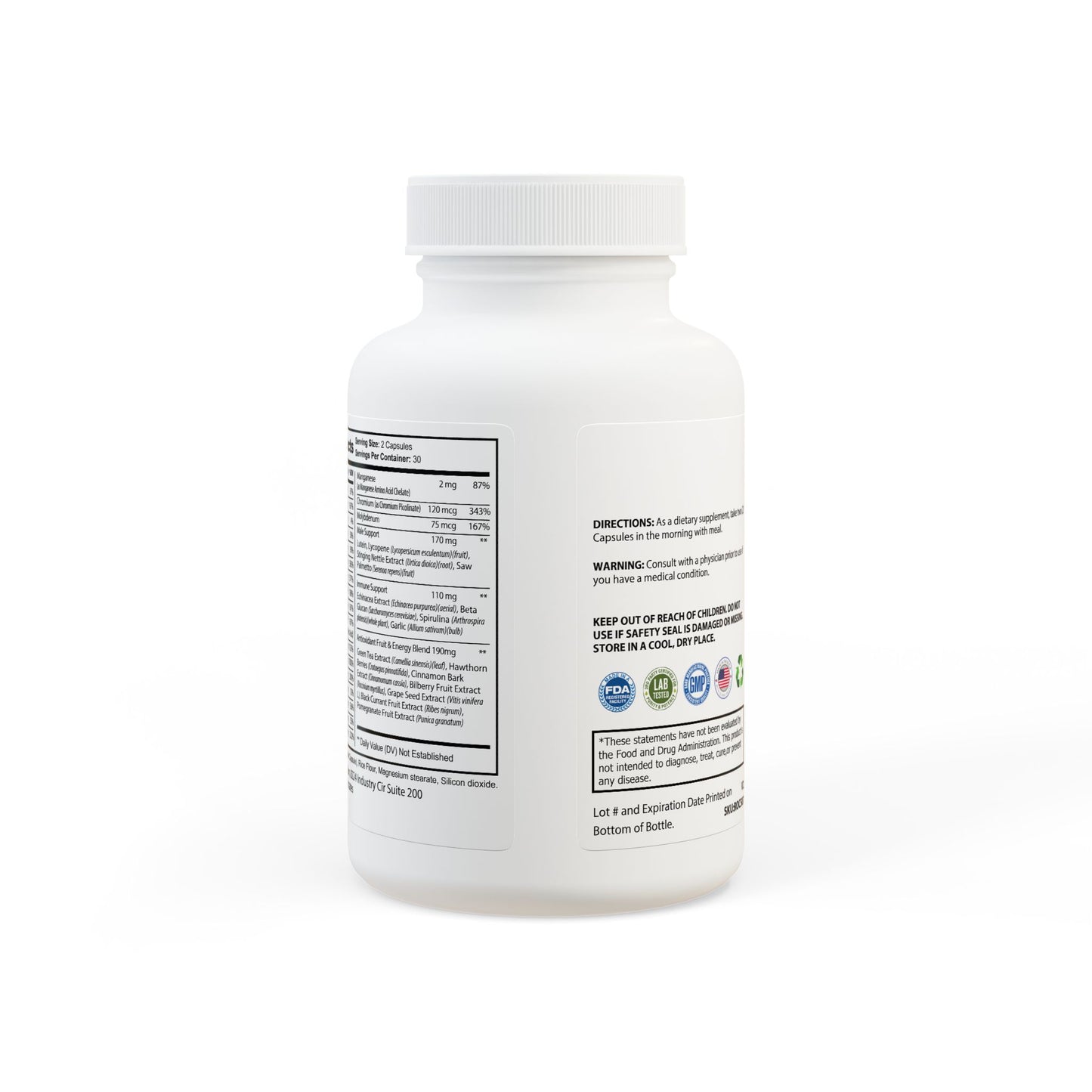 Multivitamin Supplement, Back Side