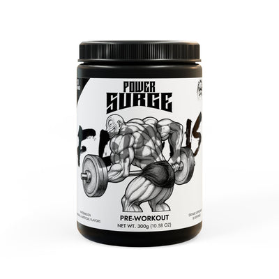 High-Performance Pre-Workout Supplement, Front Side