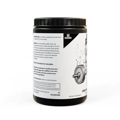 Creatine Monohydrate Supplement, Left Side