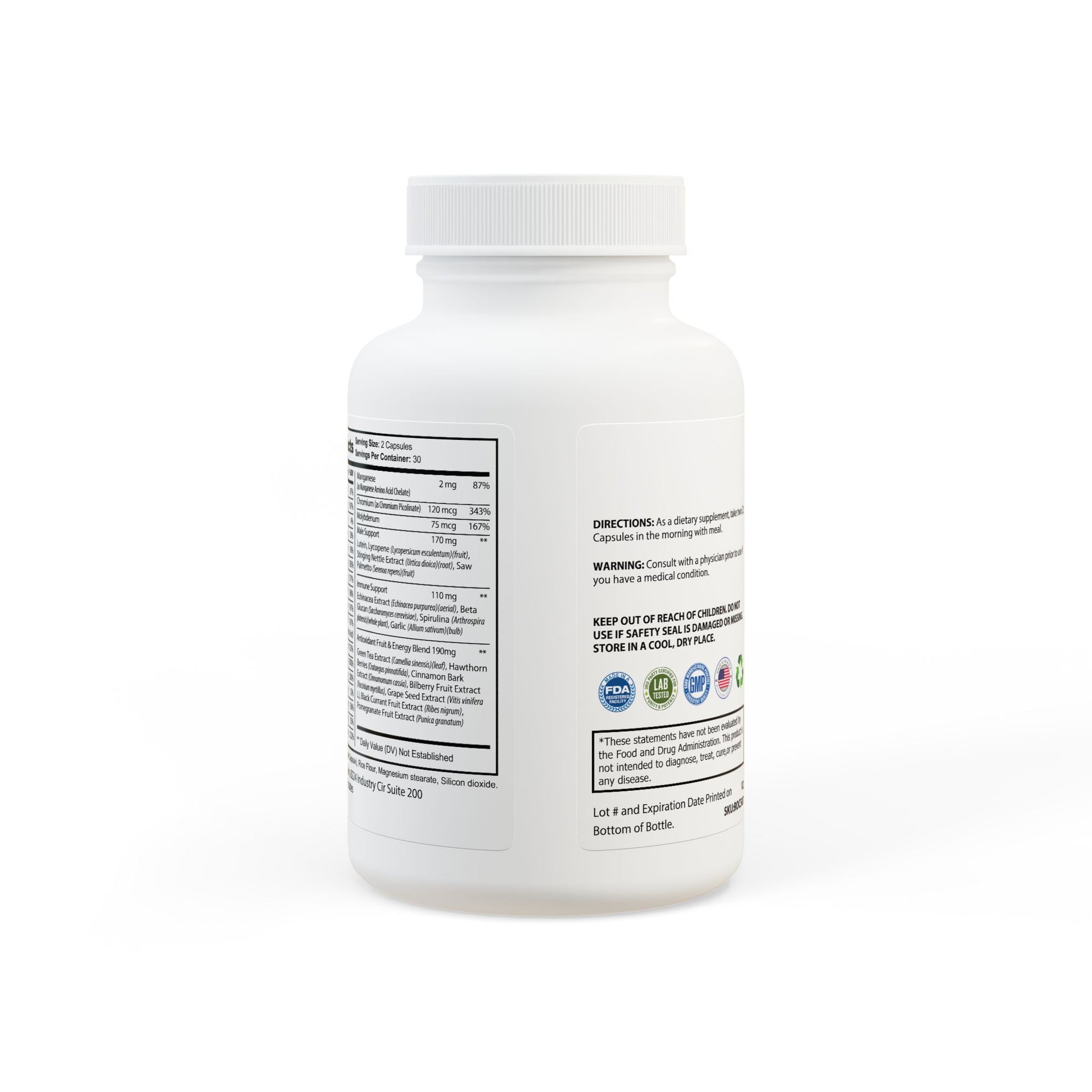 Multivitamin Supplement, Back Side
