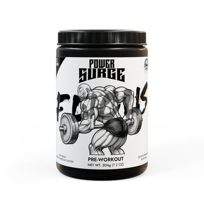 High-Performance Pre-Workout Supplement, Front Side 
