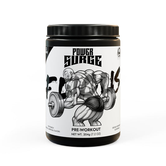 High-Performance Pre-Workout Supplement, Front Side 
