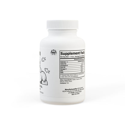 Omega 3 Fish Oil Supplement, Right Side