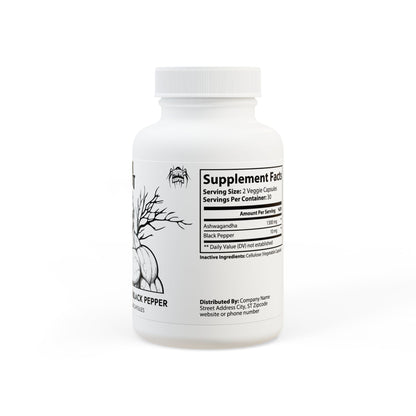 Black Root, Ashwagandha and Black Pepper Supplement