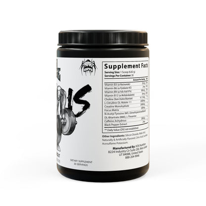 High-Performance Pre-Workout Supplement, Right Side