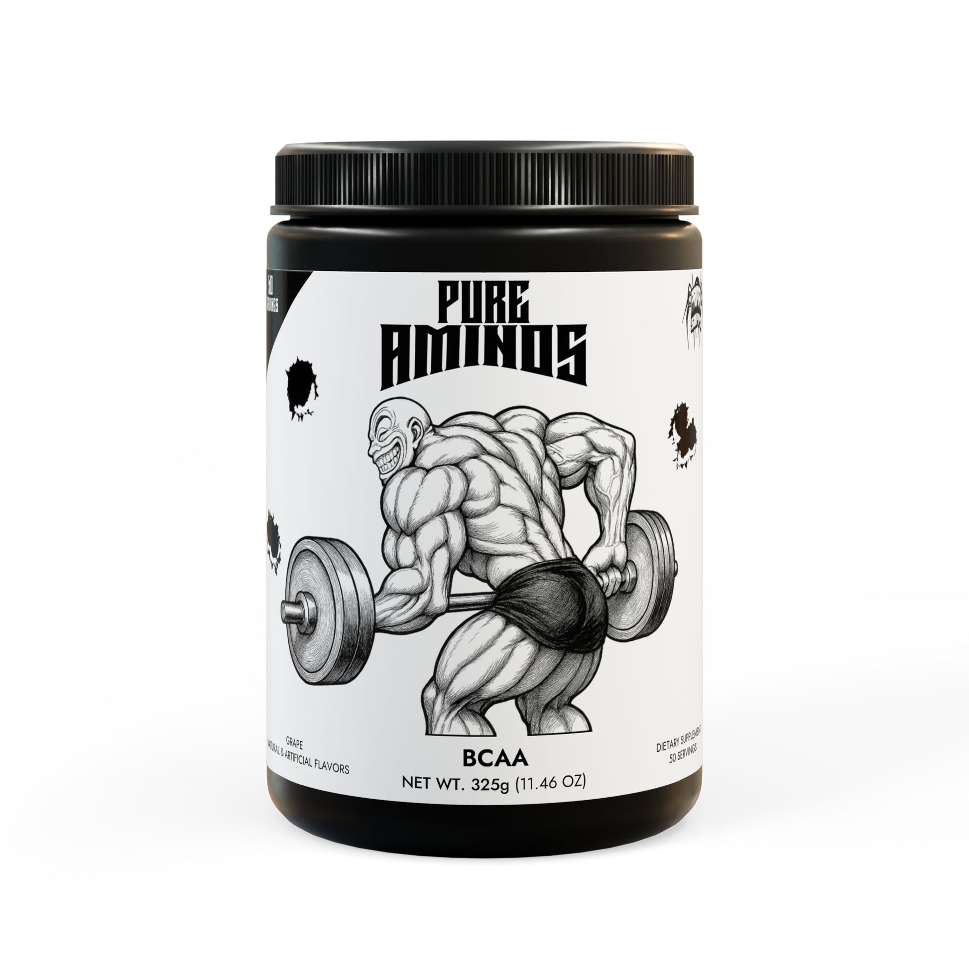 Pure Aminos BCAA Supplement, Front SIde